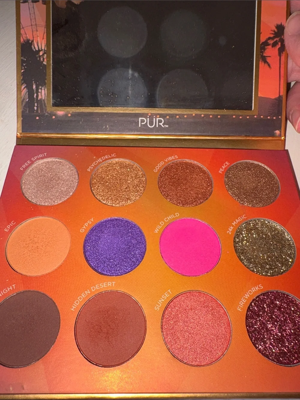 Pür Minerals Festival Eyeshadow Palette - Orange, Pink, Yellow NWOT